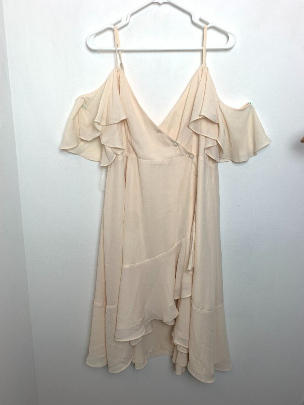 Fame & Partners Cold Shoulder Ruffle Dress - Picture 2 of 9